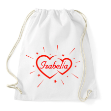 PRINTFASHION Izabella - Sportzsák, Tornazsák - Fehér tornazsák