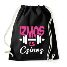 PRINTFASHION Izmos és csinos - Sportzsák, Tornazsák - Fekete tornazsák
