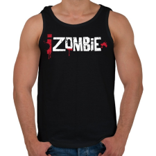 PRINTFASHION Izombie - Férfi atléta - Fekete atléta, trikó
