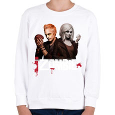 PRINTFASHION Izombie - Gyerek pulóver - Fehér