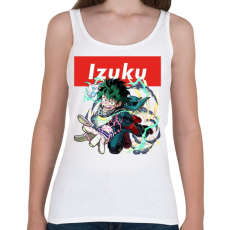 PRINTFASHION Izuku Midoriya - Női atléta - Fehér
