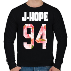 PRINTFASHION J-Hope BTS - Férfi pulóver - Fekete