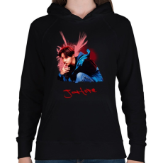 PRINTFASHION j-hope - Női kapucnis pulóver - Fekete