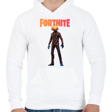 PRINTFASHION Jack Gourdon Fortnite - Férfi kapucnis pulóver - Fehér férfi pulóver, kardigán