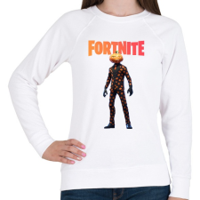 PRINTFASHION Jack Gourdon Fortnite - Női pulóver - Fehér női pulóver, kardigán