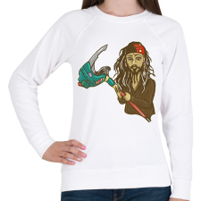 PRINTFASHION Jack S. Fortnite skin - Női pulóver - Fehér női pulóver, kardigán