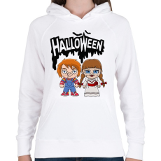 PRINTFASHION jackie annabella - Női kapucnis pulóver - Fehér