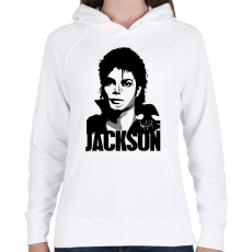 PRINTFASHION Jackson - Női kapucnis pulóver - Fehér