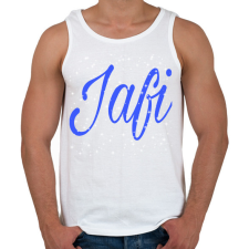 PRINTFASHION jafi csillagászat - Férfi atléta - Fehér atléta, trikó