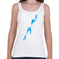 PRINTFASHION jafi jeges embléma  - Női atléta - Fehér