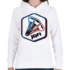 PRINTFASHION jafi sörbontó színskála 1 - Női kapucnis pulóver - Fehér