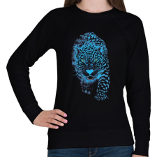 PRINTFASHION Jaguár - Női pulóver - Fekete női pulóver, kardigán