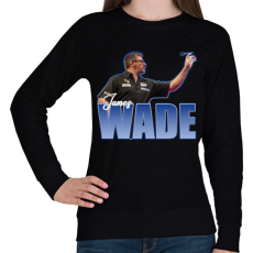 PRINTFASHION James Wade - Női pulóver - Fekete