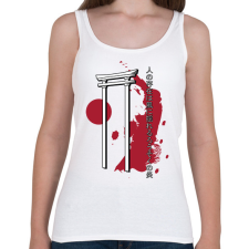 PRINTFASHION Japán közmondás - Női atléta - Fehér női trikó