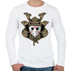 PRINTFASHION Jason a szamuráj  - Férfi hosszú ujjú póló - Fehér