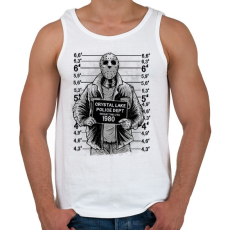 PRINTFASHION Jason - Férfi atléta - Fehér