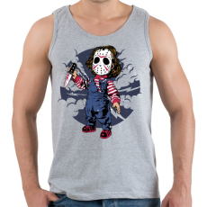 PRINTFASHION Jason Kid - Férfi atléta - Sport szürke