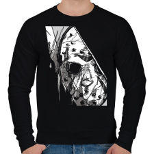 PRINTFASHION Jason Voorhees 3 - Férfi pulóver - Fekete férfi pulóver, kardigán