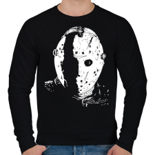 PRINTFASHION Jason Voorhees 4 - Férfi pulóver - Fekete férfi pulóver, kardigán