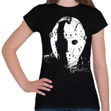 PRINTFASHION Jason Voorhees 4 - Női póló - Fekete női póló