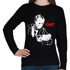 PRINTFASHION Jason Voorhees - Női pulóver - Fekete női pulóver, kardigán