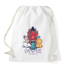 PRINTFASHION Játékok harca - Sportzsák, Tornazsák - Fehér tornazsák