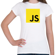 PRINTFASHION JavaScript - Női póló - Fehér