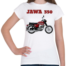PRINTFASHION Jawa 350 - Női póló - Fehér női póló