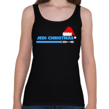 PRINTFASHION JEDI CHRISTMAS - Női atléta - Fekete női trikó