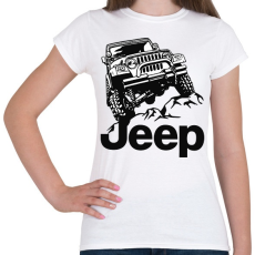 PRINTFASHION Jeep - Női póló - Fehér
