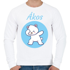 PRINTFASHION Jegesmaci névvel - Férfi pulóver - Fehér női pulóver, kardigán