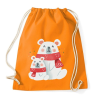 PRINTFASHION Jegesmacikák - Sportzsák, Tornazsák - Narancssárga