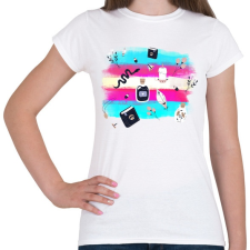 PRINTFASHION Jelképek - Női póló - Fehér női póló