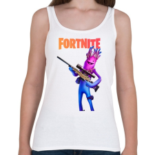 PRINTFASHION Jellie Fortnite - Női atléta - Fehér női trikó