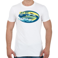 PRINTFASHION Jet-ski - Férfi póló - Fehér férfi póló