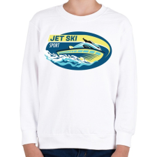 PRINTFASHION Jet-ski - Gyerek pulóver - Fehér gyerek pulóver, kardigán