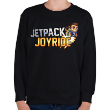 PRINTFASHION Jetpack Joyride - Gyerek pulóver - Fekete gyerek pulóver, kardigán