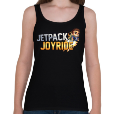 PRINTFASHION Jetpack Joyride - Női atléta - Fekete