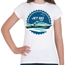 PRINTFASHION Jetski - Női póló - Fehér