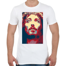 PRINTFASHION Jézus - Férfi póló - Fehér