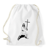 PRINTFASHION Jézus kardja - Sportzsák, Tornazsák - Fehér