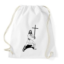 PRINTFASHION Jézus kardja - Sportzsák, Tornazsák - Fehér tornazsák