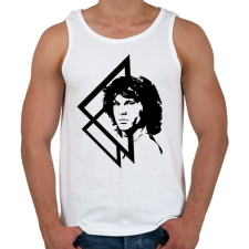 PRINTFASHION Jim Morrison - Férfi atléta - Fehér atléta, trikó