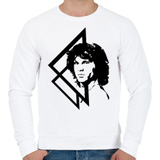 PRINTFASHION Jim Morrison - Férfi pulóver - Fehér