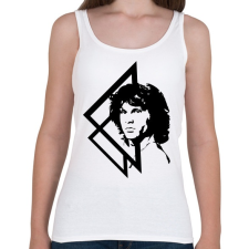 PRINTFASHION Jim Morrison - Női atléta - Fehér női trikó