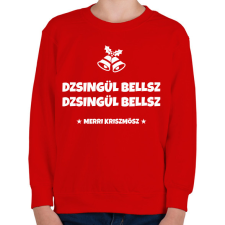 PRINTFASHION JINGLE BELLS - Gyerek pulóver - Piros gyerek pulóver, kardigán