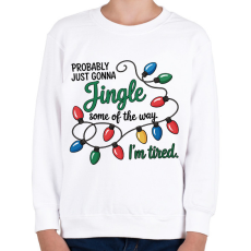 PRINTFASHION Jingle - Gyerek pulóver - Fehér