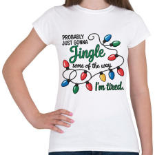 PRINTFASHION Jingle - Női póló - Fehér női póló