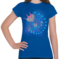 PRINTFASHION jinx2 - Női póló - Királykék
