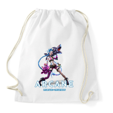 PRINTFASHION Jinx - Arcane - Sportzsák, Tornazsák - Fehér tornazsák